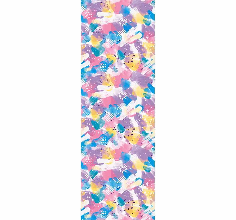 Tenda a rullo cameretta colori pastello fluttuanti - TenStickers