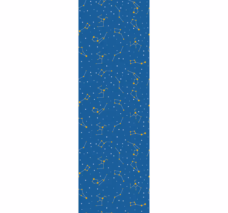 Tenda a rullo cameretta grafica costellazioni nel cielo - TenStickers