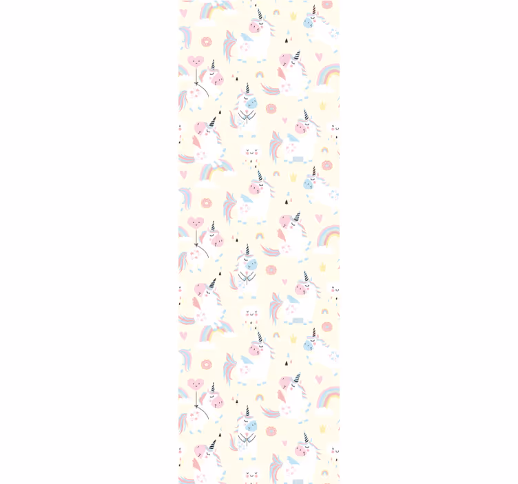 Tenda a rullo cameretta unicorni fantastici - TenStickers