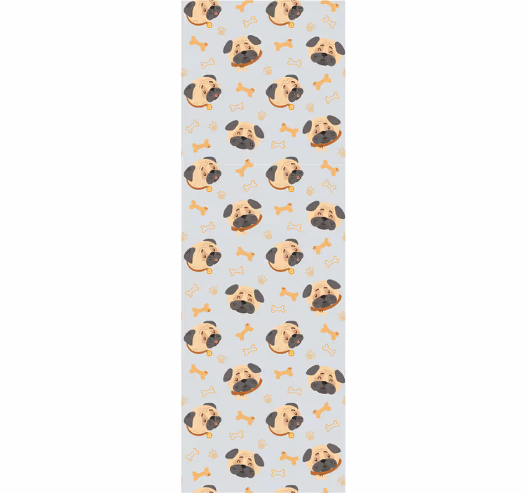 Tenda a rullo cameretta cuccioli bulldog inglese - TenStickers