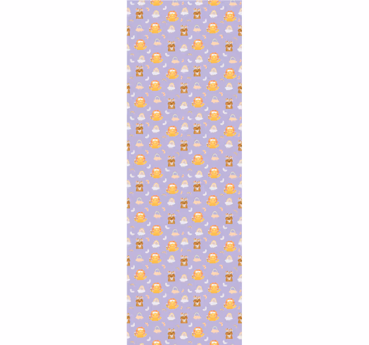 Tenda a rullo cameretta animali e arcobaleni - TenStickers