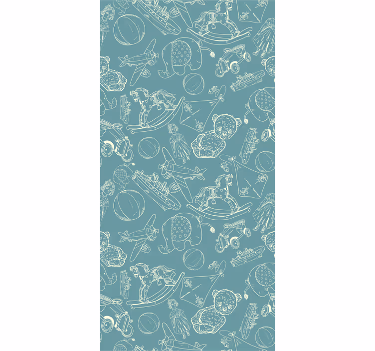 Tenda a rullo cameretta elefantini baby - TenStickers