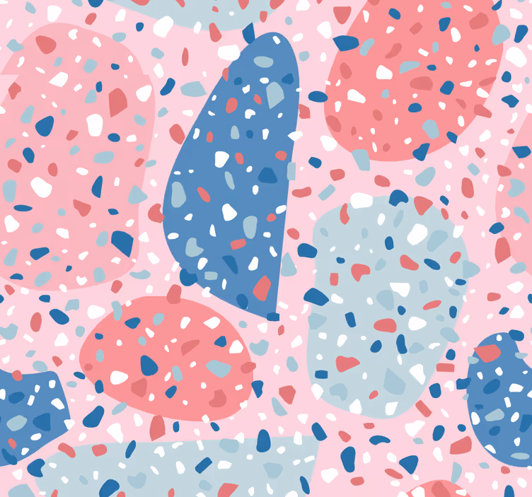 Tenda a rullo cameretta terrazzo rosa - TenStickers