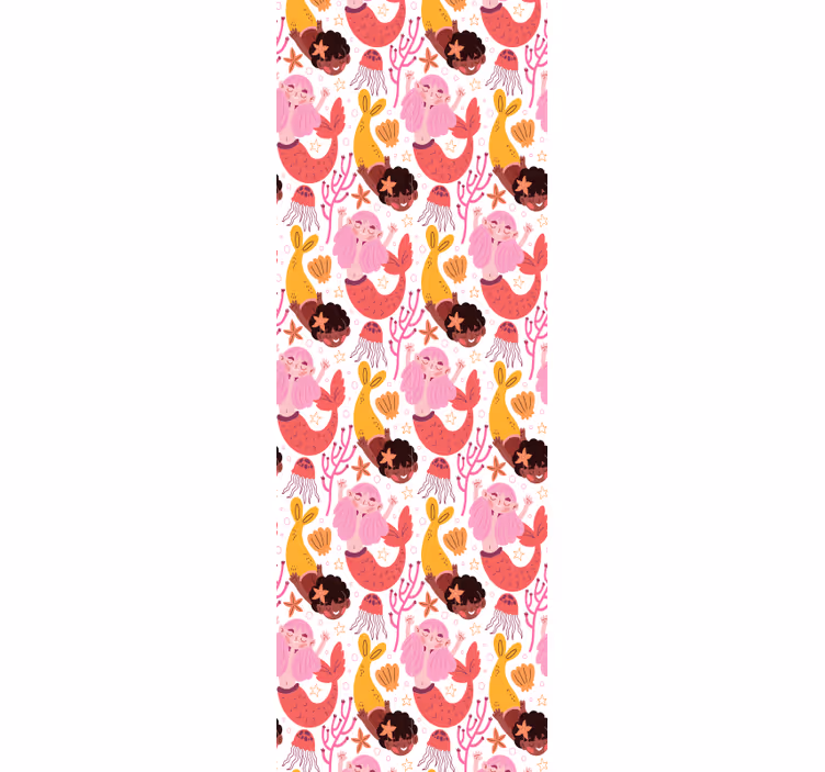Tenda a rullo cameretta sirena felice disegni - TenStickers