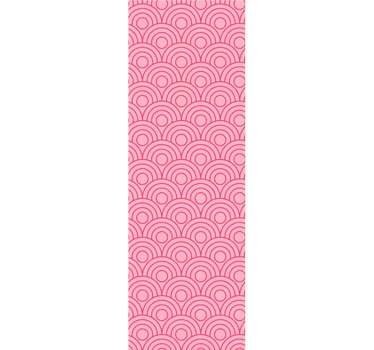 Tenda a rullo cameretta rosa scuro e chiaro - TenStickers