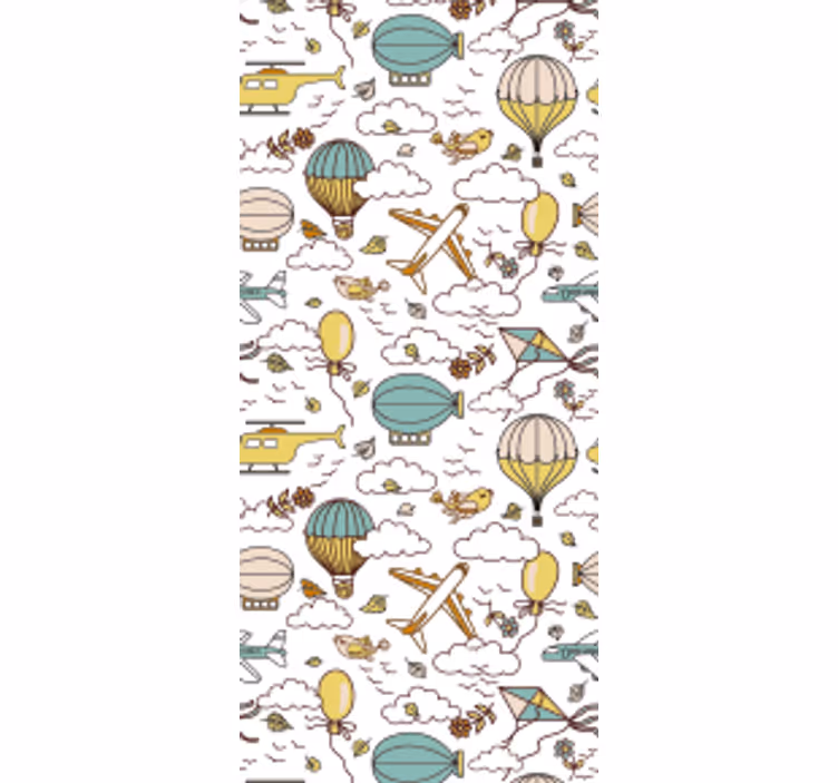Tenda a rullo cameretta assortimento di veicoli - TenStickers