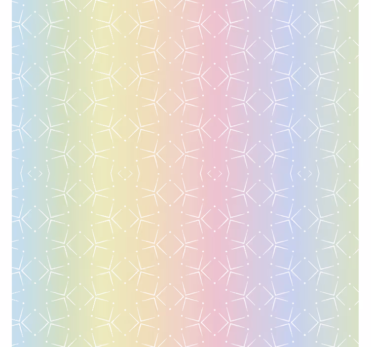 Tenda a rullo cameretta arcobaleno glitterato colori pastello - TenStickers