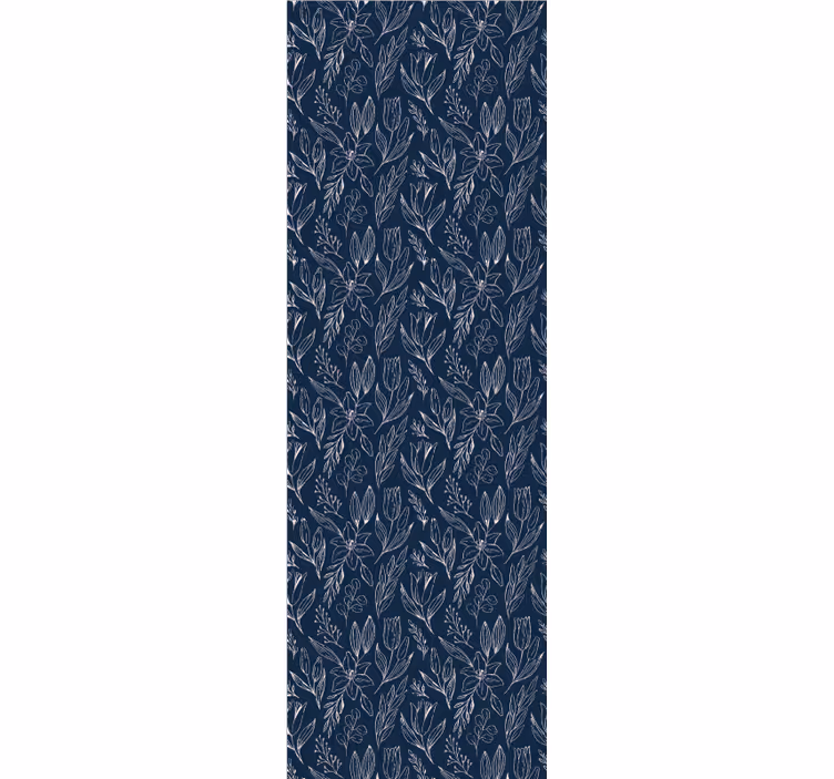 Tenda a rullo per ufficio design floreale gigli seamless - TenStickers