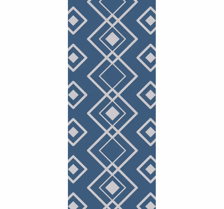Tenda a rullo per ufficio geometrica blu navy - TenStickers
