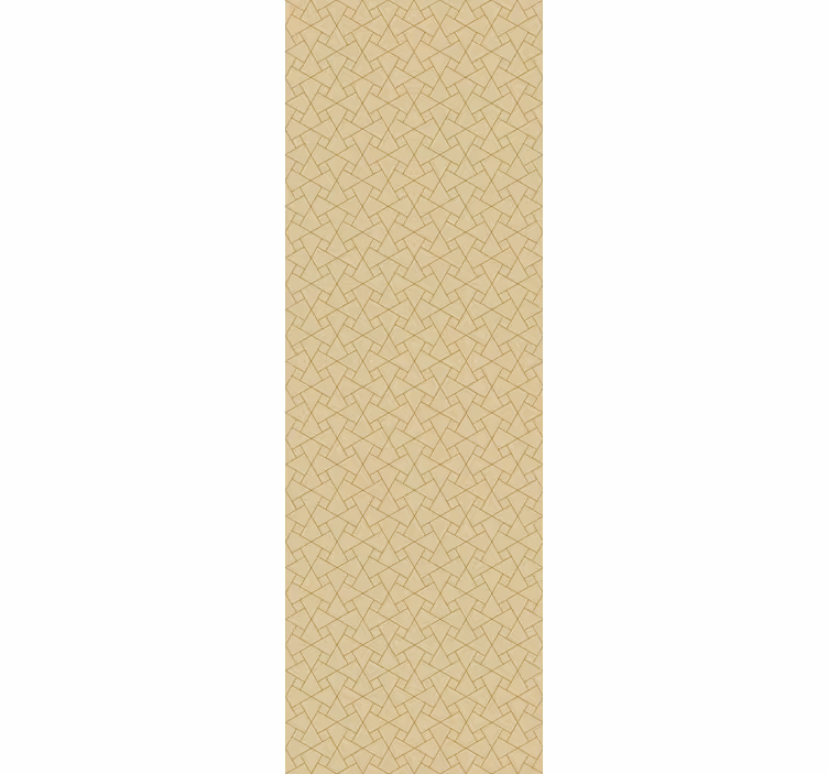Tenda a rullo per ufficio grigio grafico e beige - TenStickers