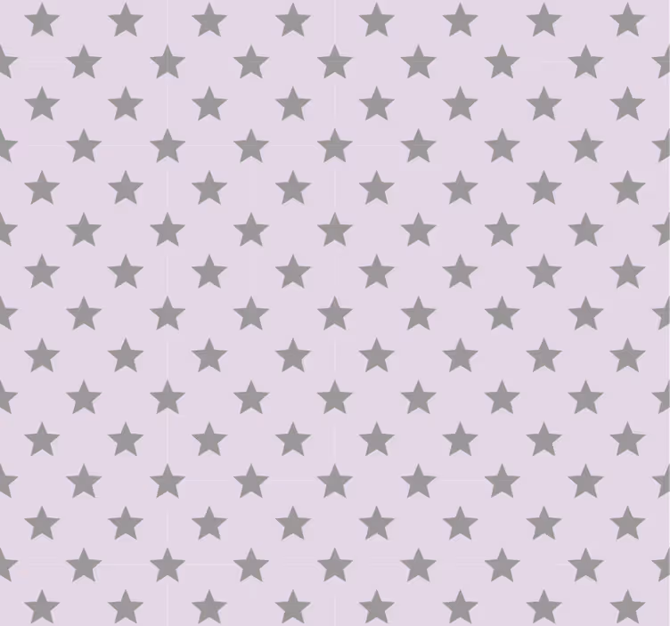 Tenda a rullo camera ragazzi stelle grigie su sfondo rosa - TenStickers