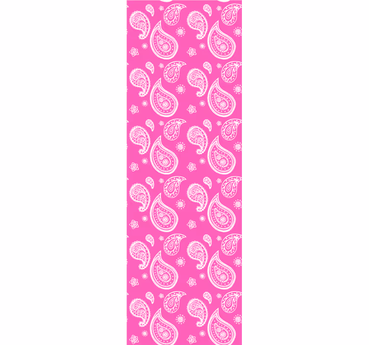 Tenda a rullo camera ragazzi paisley rosa intenso - TenStickers