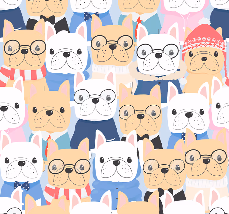 Tenda a rullo camera ragazzi cuccioli adorabili - TenStickers