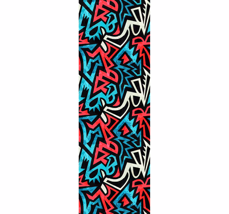 Tenda a rullo camera ragazzi motivo urban dipinto - TenStickers