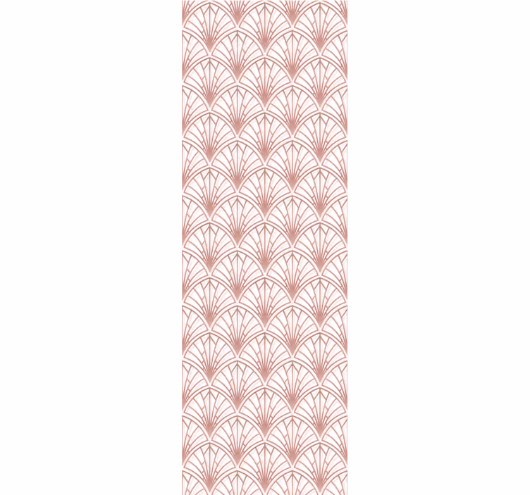 Tenda a rullo moderna con eleganti ventole art déco - TenStickers