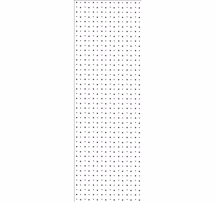 Tenda a rullo moderna linee verticali a pois - TenStickers