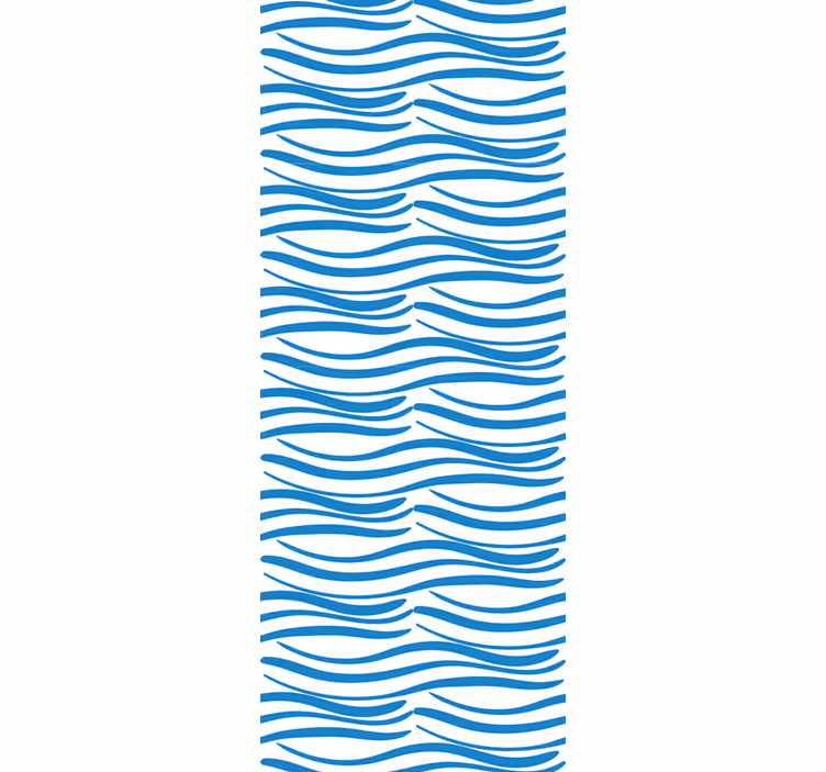 Tenda a rullo moderna motivo onde piccole - TenStickers