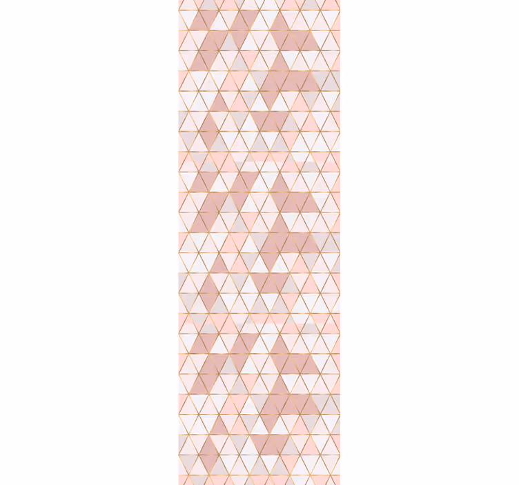 Tenda a rullo moderna linee dorate colori chiari e texture - TenStickers