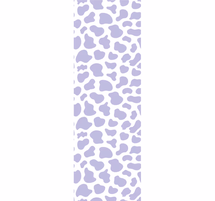 Tenda a rullo moderna stampa mucca viola - TenStickers