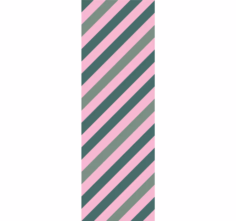 Tenda a rullo moderna blocco colori rosa e verde pastello - TenStickers
