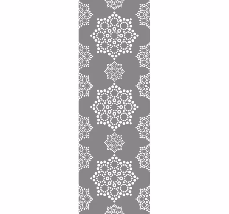 Tenda a rullo moderna motivo a punti mandala - TenStickers