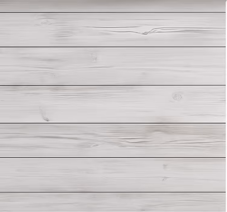 Tende a rullo motivi legno bianco orizzontale - TenStickers