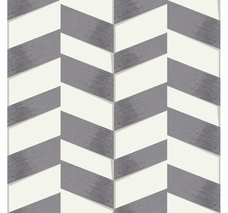 Tenda a rullo grigia a zigzag grigia - TenStickers