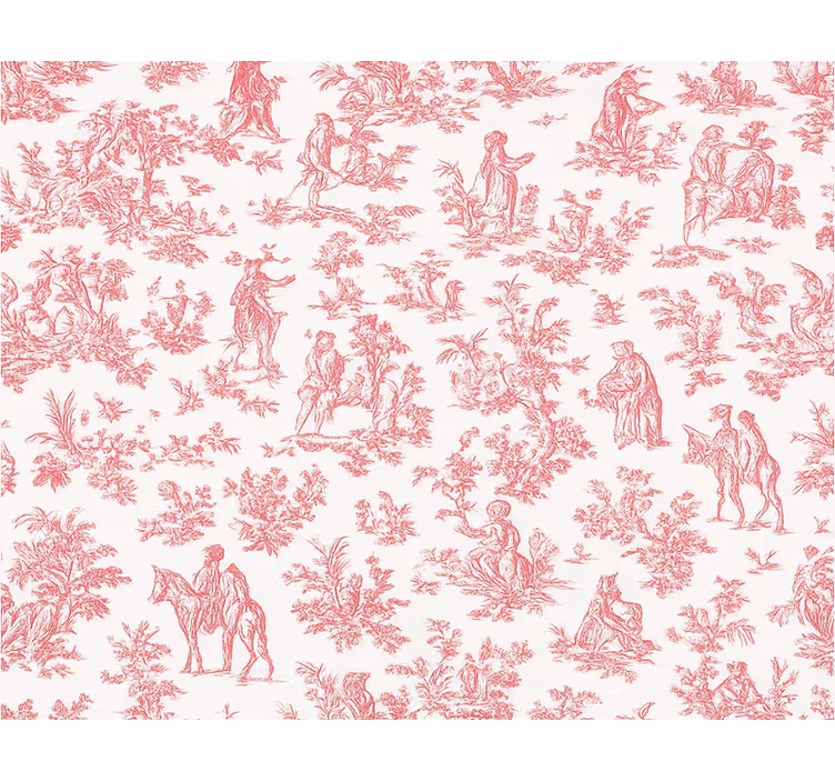 Tenda a rullo rosa design vintage campagnolo - TenStickers