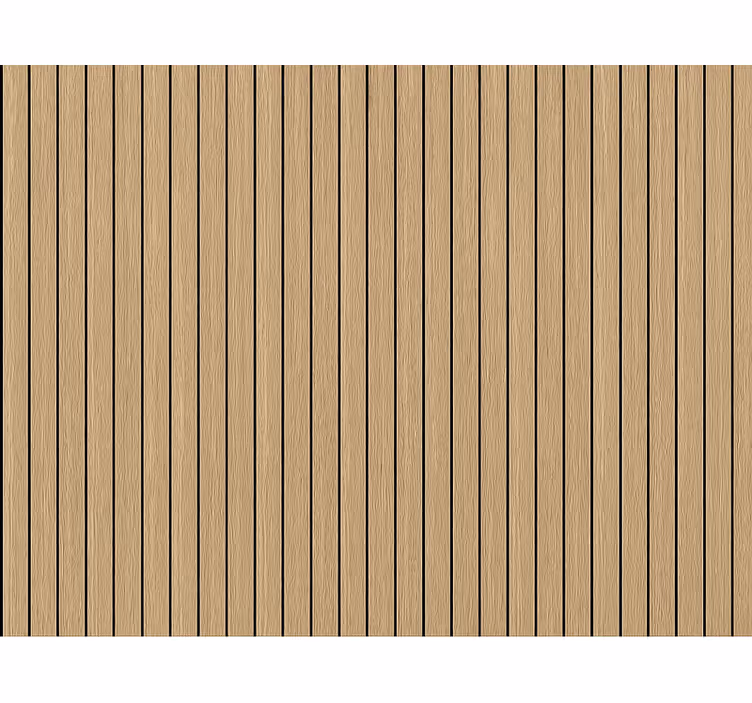 Tenda a rullo elegante con listelli in legno verticali - TenStickers