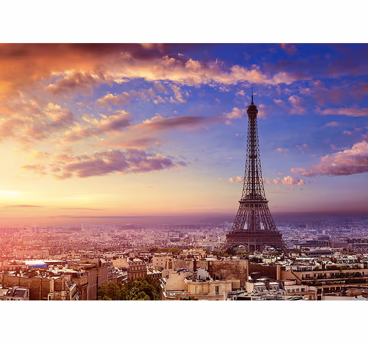 Tenda a rullo cucina vista parigi - TenStickers