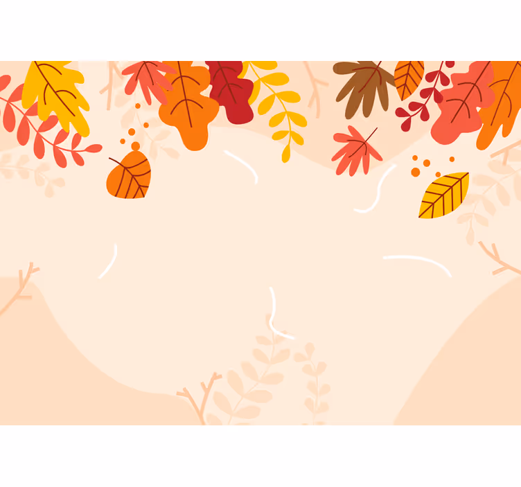 Tenda a rullo cucina raccolto d'autunno - TenStickers