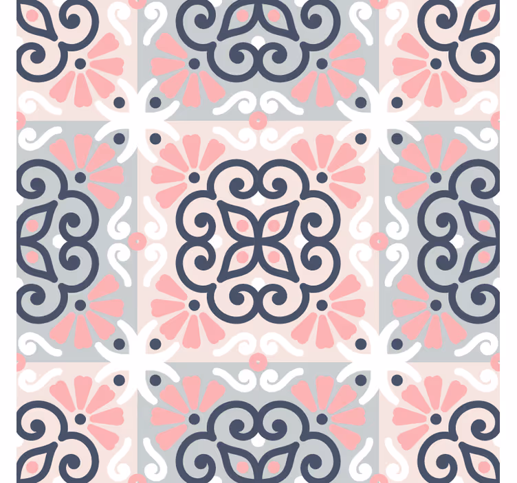 Tenda a rullo cucina piastrelle mandala - TenStickers