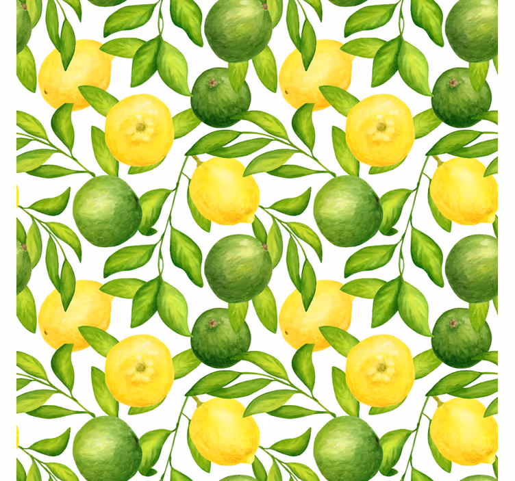 Tenda a rullo cucina limoni e lime - TenStickers