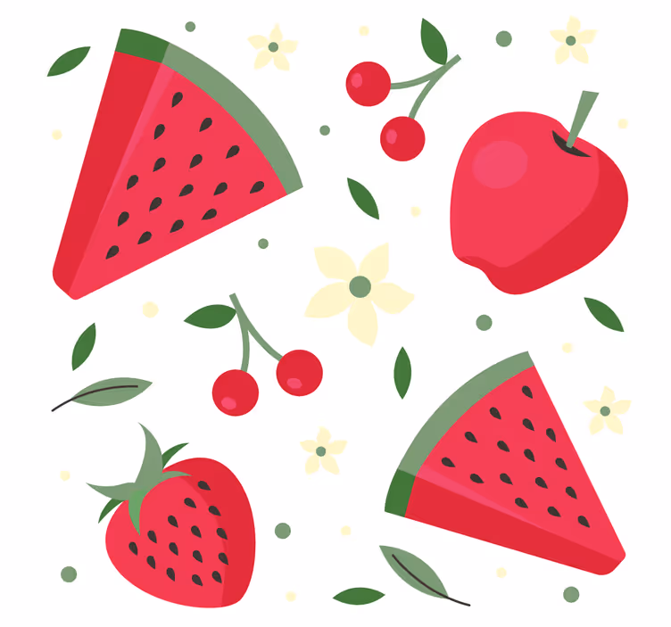 Tenda a rullo cucina motivo frutti diversi - TenStickers