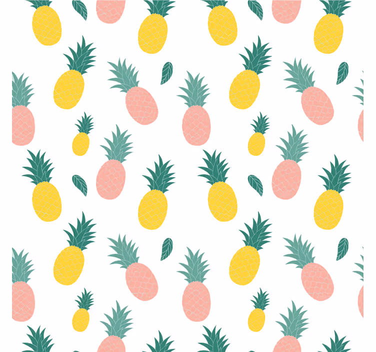 Tenda a rullo cucina design frutti ananas - TenStickers