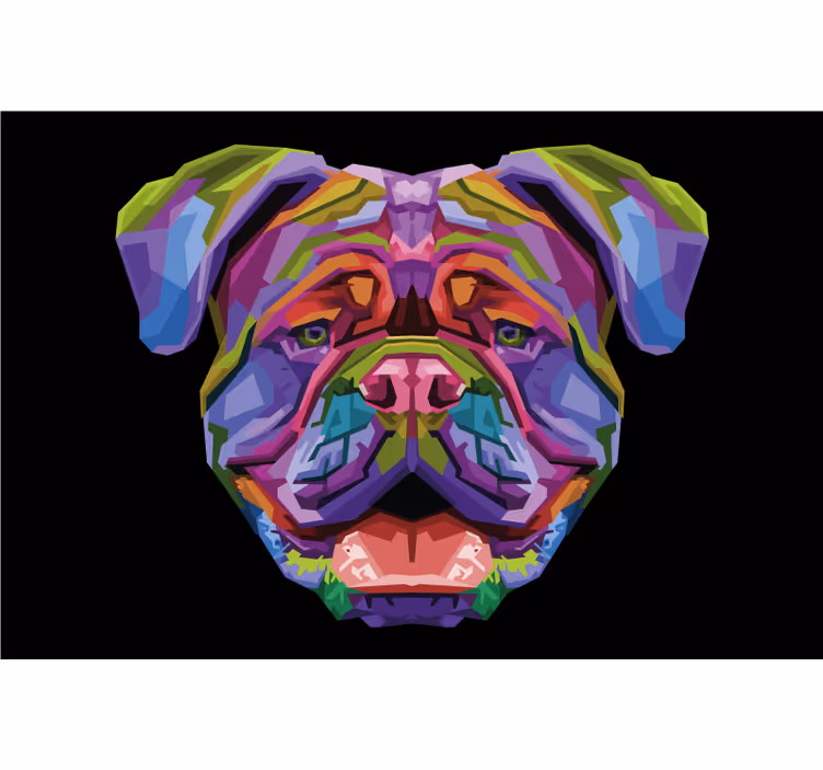 Tenda a rullo soggiorno perros moderno a colori - TenStickers