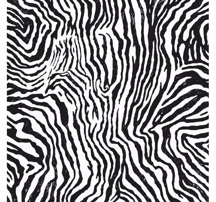 Tenda a rullo soggiorno effetto zebra - TenStickers