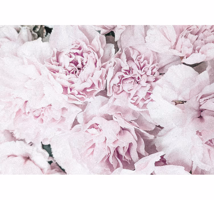 Tenda a rullo soggiorno design fiori peonie rosa elegante - TenStickers