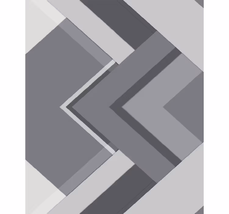 Tenda a rullo grigia geometrica - TenStickers