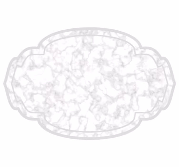 Tenda a rullo grigia in marmo bianco - TenStickers