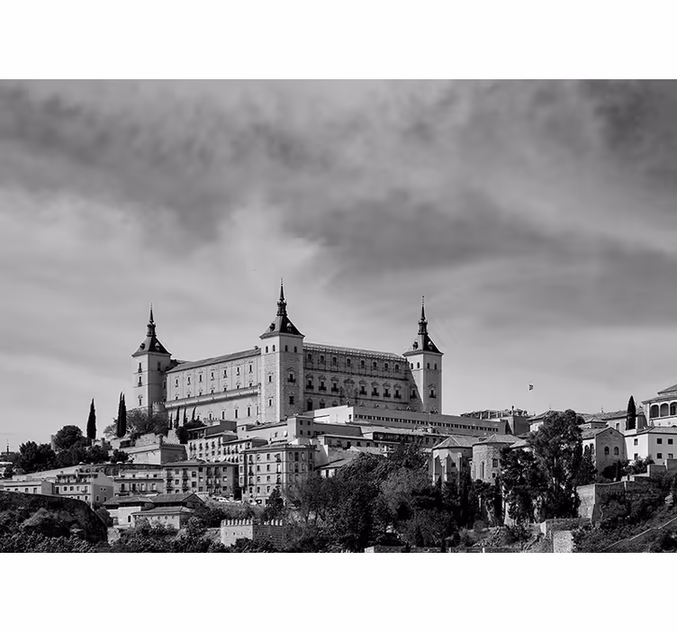 Tenda a rullo grigia alcázar di toledo - TenStickers