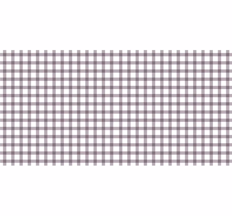 Tenda a rullo porpora gingham lilla - TenStickers