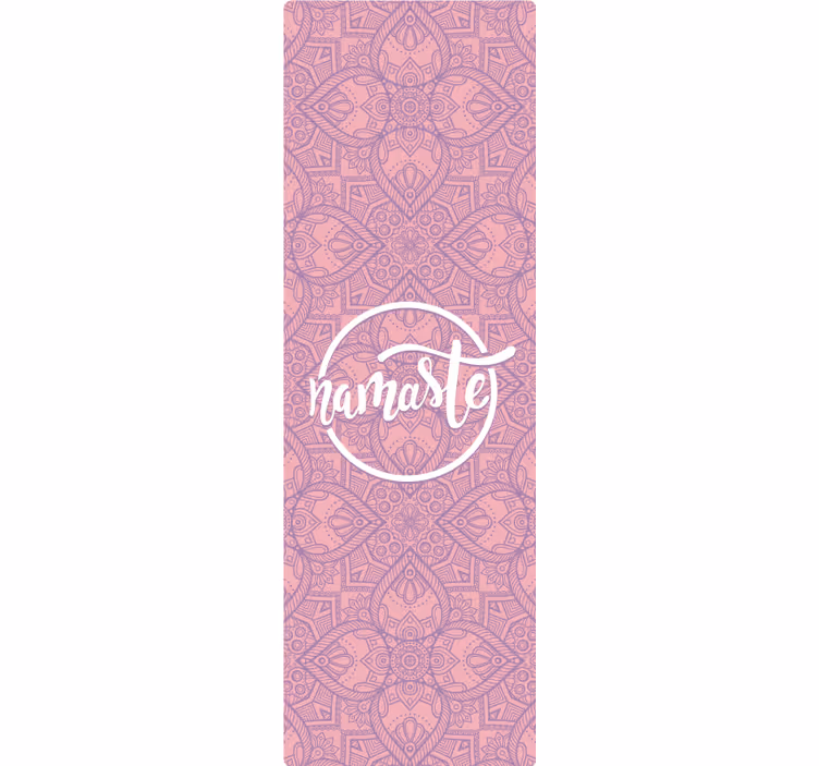 Tenda a rullo porpora pratica yoga - TenStickers