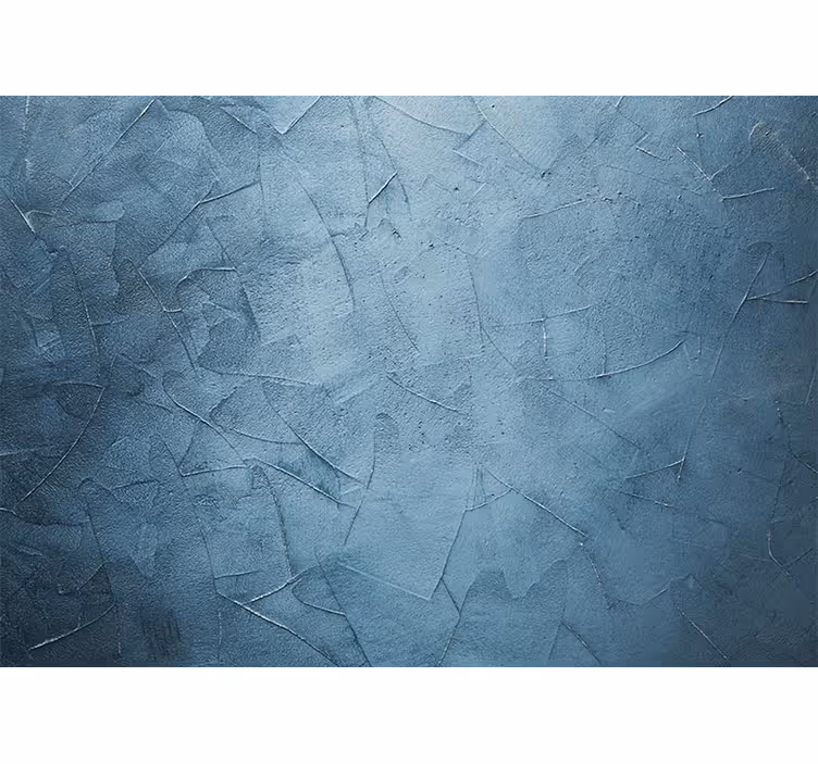 Tenda a rullo soggiorno murale in marmo onde blu mare - TenStickers