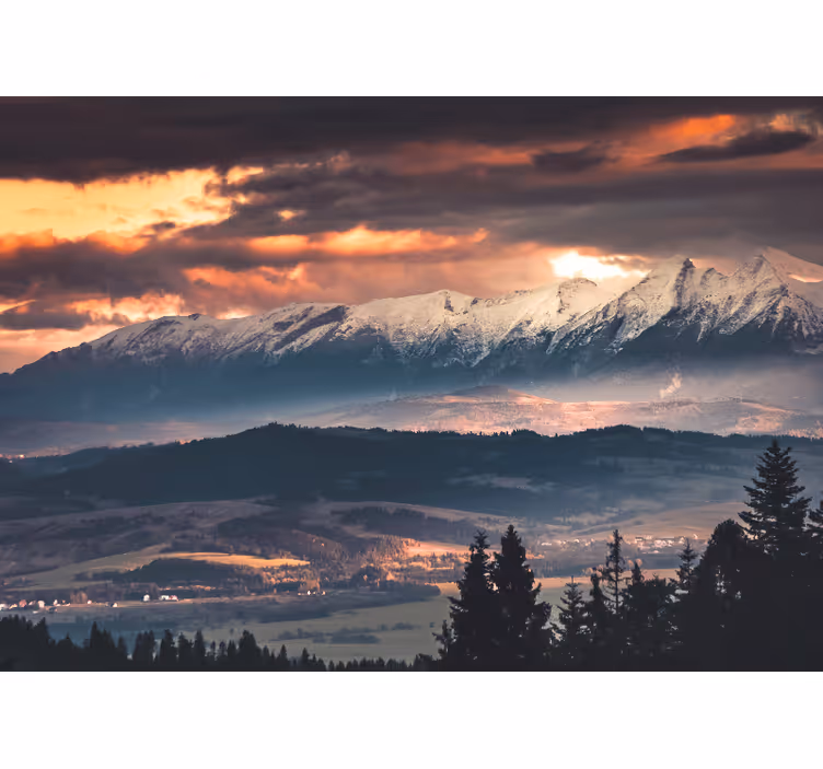 Tenda a rullo soggiorno tatry oro lucido - TenStickers