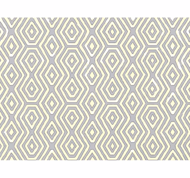 Tenda a rullo moderna blu oro geometrico - TenStickers