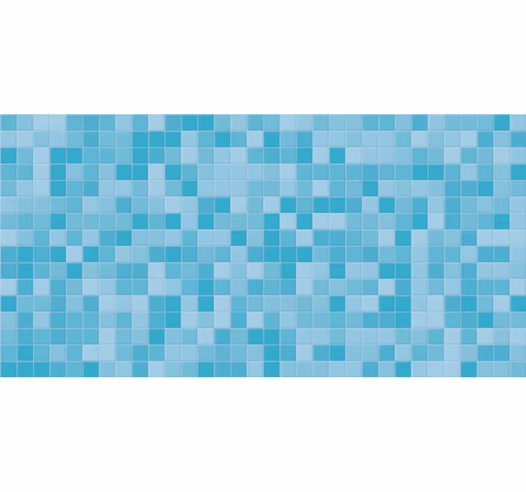 Tenda a rullo blu stile veneziano - TenStickers