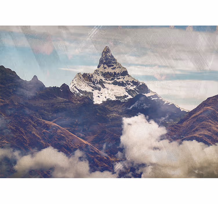 Tenda a rullo soggiorno picco alpamayo - TenStickers