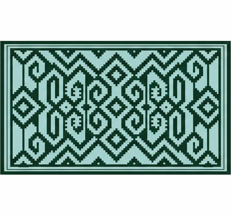 Tenda a rullo verde colori verdi mapuche - TenStickers