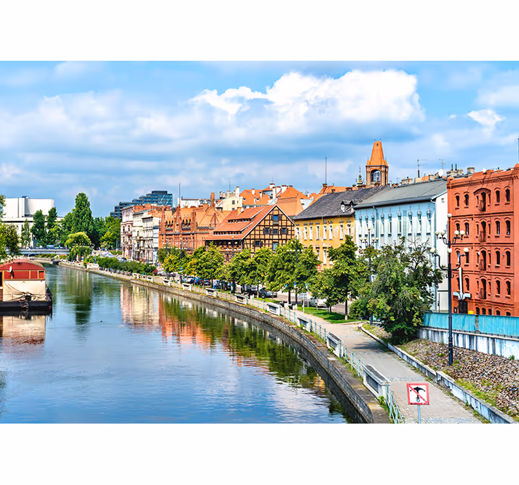 Tenda a rullo soggiorno fiume bydgoszcz - TenStickers